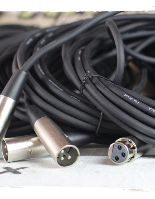 Load image into Gallery viewer, Dynamic Vocal Microphones with XLR Mic Cables &amp; Clips (3 Pack) by FAT TOAD - Cardioid Handheld by GeekStands.com
