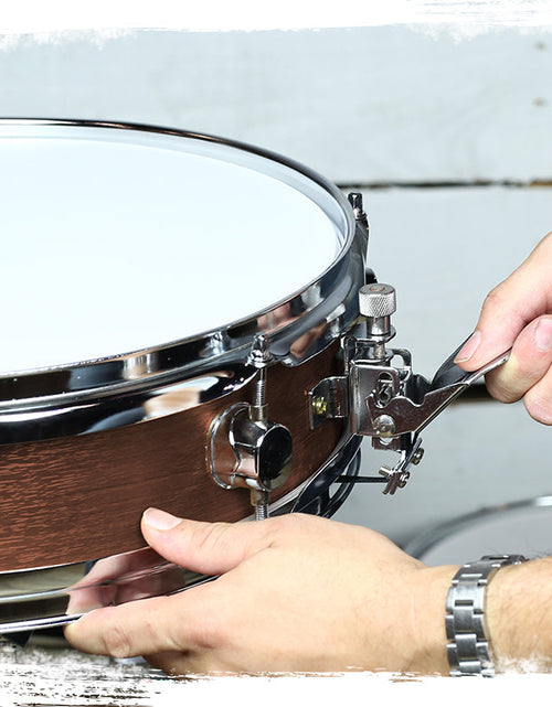 Load image into Gallery viewer, Piccolo Snare Drum 13" x 3.5" by GRIFFIN - 100% Poplar Wood Shell with Black Hickory Finish &amp; Coated Drum Head - Drummers Acoustic Marching Kit by GeekStands.com
