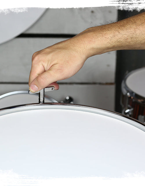 Load image into Gallery viewer, GRIFFIN Snare Drum Birch Wood Shell 14 X 6.5 Inch - Oversize 2.5" Large Vents &amp; Custom Graphic Wrap by GeekStands.com
