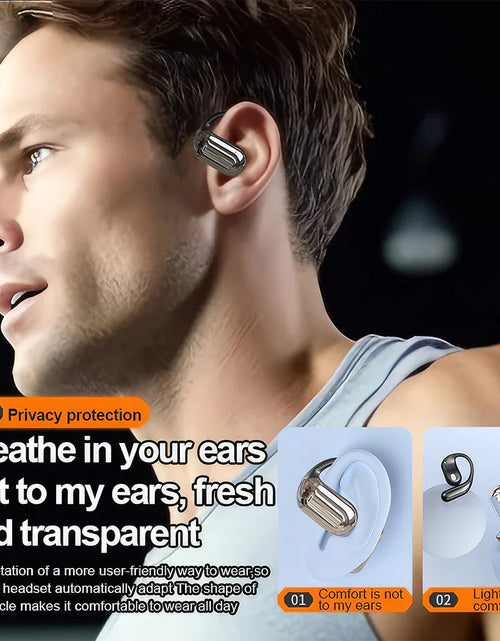 Load image into Gallery viewer, Mpow Q16 True Wireless Earphones, OWS Open Ear Earphones with Earhooks, Bluetooth 5.3, Up to 80H Playtime with Case for Cycling

