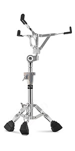 Load image into Gallery viewer, Premium Snare Drum Stand by GRIFFIN - Double Braced Heavy-Duty Weight Mount for Snares, Tom Drums &amp; Adjustable Practice Pad - Percussion Hardware Kit by GeekStands.com

