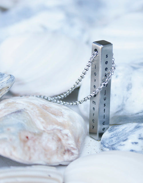 Load image into Gallery viewer, Seek Justice Necklace by Made for Freedom
