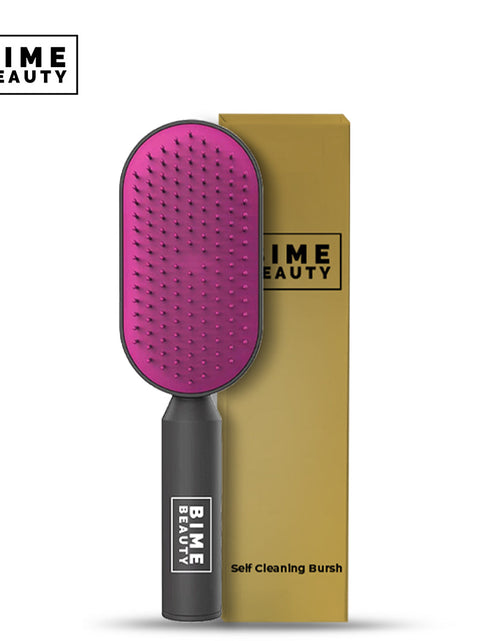 Load image into Gallery viewer, Self-Cleaning Hair Brush by BimeBeauty
