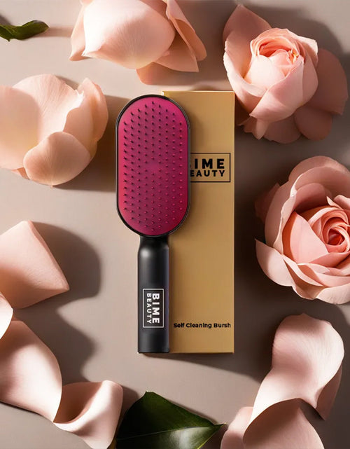 Load image into Gallery viewer, Self-Cleaning Hair Brush by BimeBeauty
