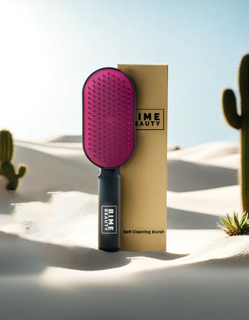 Load image into Gallery viewer, Self-Cleaning Hair Brush by BimeBeauty
