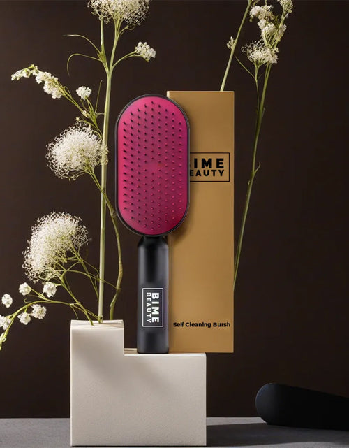 Load image into Gallery viewer, Self-Cleaning Hair Brush by BimeBeauty
