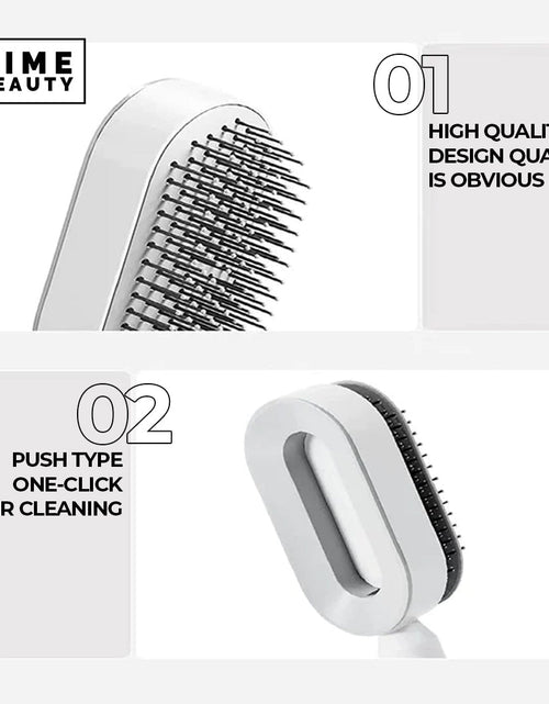 Load image into Gallery viewer, Self-Cleaning Hair Brush by BimeBeauty
