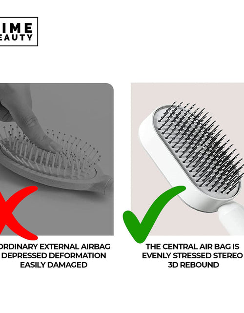 Load image into Gallery viewer, Self-Cleaning Hair Brush by BimeBeauty
