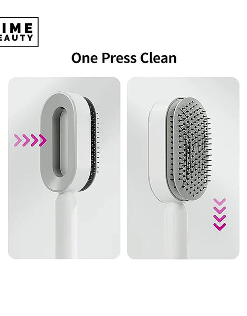 Load image into Gallery viewer, Self-Cleaning Hair Brush by BimeBeauty
