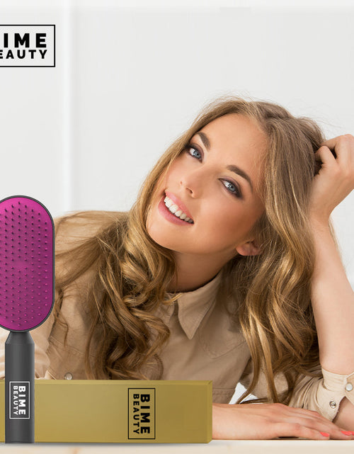 Load image into Gallery viewer, Self-Cleaning Hair Brush by BimeBeauty
