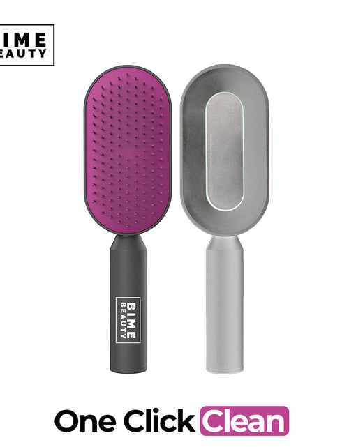 Load image into Gallery viewer, Self-Cleaning Hair Brush by BimeBeauty
