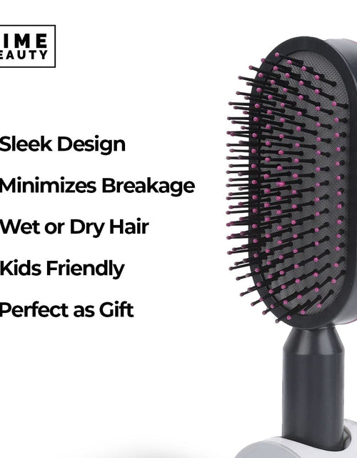 Load image into Gallery viewer, Self-Cleaning Hair Brush by BimeBeauty
