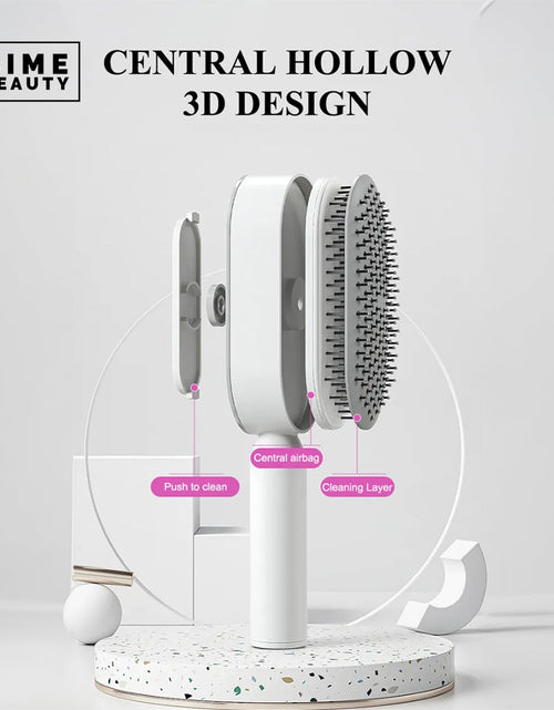 Load image into Gallery viewer, Self-Cleaning Hair Brush by BimeBeauty
