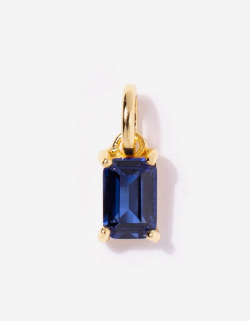 Load image into Gallery viewer, Sapphire Necklace Charm by Little Sky Stone
