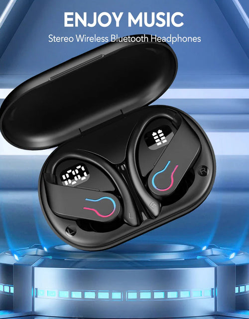 Load image into Gallery viewer, Mpow Q63 Bluetooth 5.3 Earphones Sports Headset Wireless In-Ear 200H Standby Time IPX7 Waterproof HiFi Stereo Gaming Earbuds
