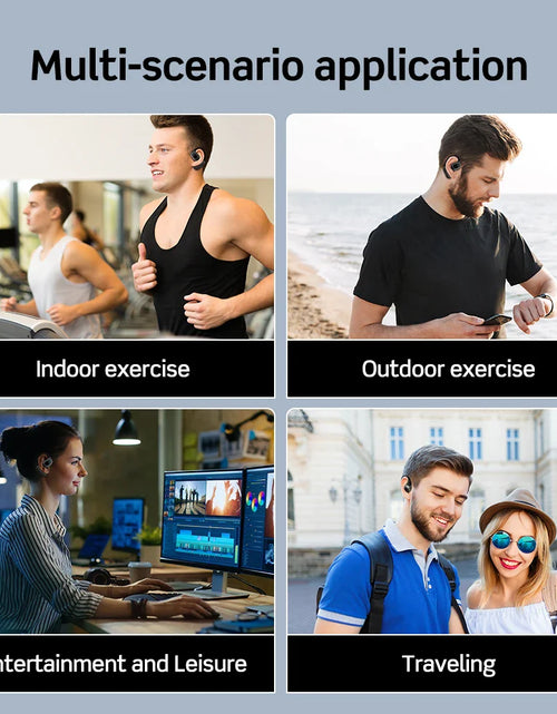 Load image into Gallery viewer, Mpow J13 True Wireless Sports Earphones,Bluetooth 5.3 OWS Open Ear Headsets with Earhooks 25 Hrs Playtime &amp; ENC Noise Reduction
