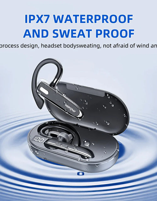 Load image into Gallery viewer, Mpow YYK530 Bluetooth Business Earpiece V5.3 Noise Cancellation Wireless Trucker Handsfree Earphone In Ear 12H Talk Time Headset
