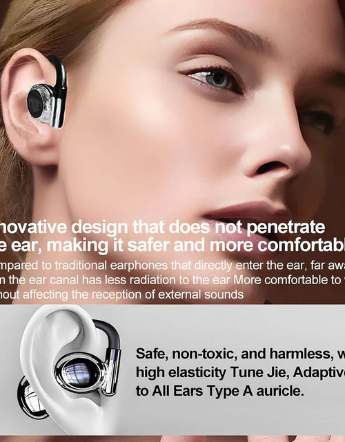 Load image into Gallery viewer, Mpow YYK-880 Open Ear Headphones Bluetooth 5.3 Wireless Earbuds with Earhooks for Office Work/Leisure/Sports,Up to 60H Playtime
