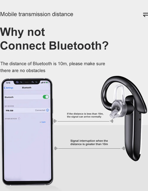 Load image into Gallery viewer, Mpow 530 Bluetooth 5.1 Headset Handsfree Calling Bluetooth Wireless Headphone with 10H Talk Time for Business Car Driver Trucker
