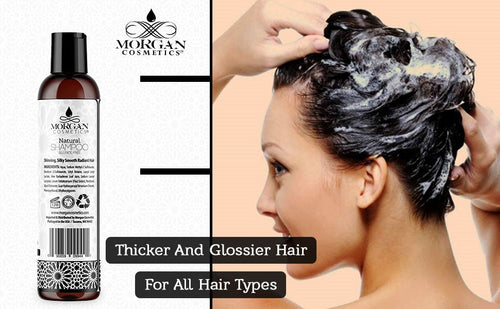 Load image into Gallery viewer, Argan Sulfate Free Shampoo Lavender 8 oz by Morgan Cosmetics
