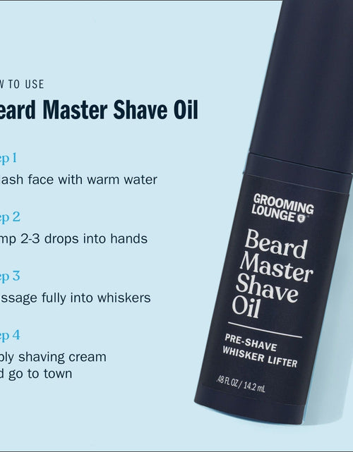 Load image into Gallery viewer, Grooming Lounge Beard Master Shave Oil by Grooming Lounge
