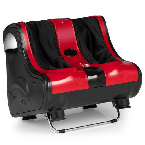Load image into Gallery viewer, Shiatsu Kneading Rolling Vibration Heating Foot Massager-Red
