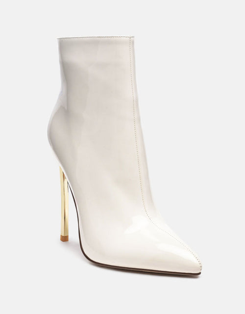 Load image into Gallery viewer, siren patent faux leather bootie by London Rag
