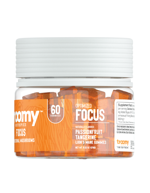Load image into Gallery viewer, Focus: Lion's Mane Mushroom Gummies by Troomy Nootropics
