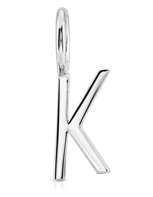 Load image into Gallery viewer, Silver Essential Letters by eklexic jewelry
