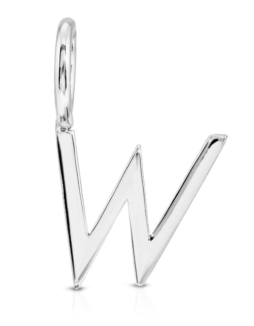 Load image into Gallery viewer, Silver Essential Letters by eklexic jewelry
