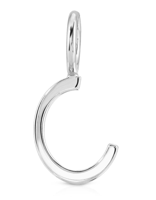 Load image into Gallery viewer, Silver Essential Letters by eklexic jewelry
