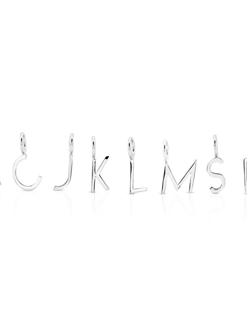 Load image into Gallery viewer, Silver Essential Letters by eklexic jewelry
