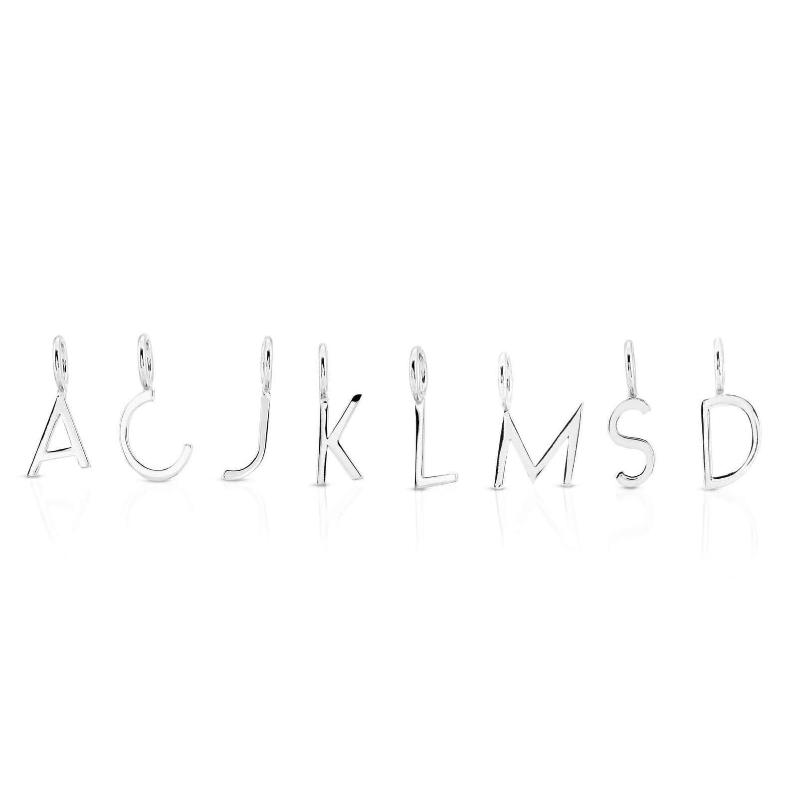 Silver Essential Letters by eklexic jewelry