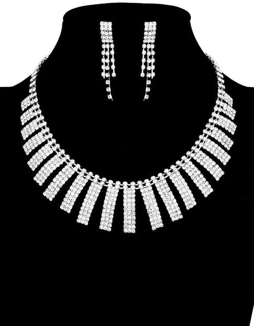 Load image into Gallery viewer, Fashionable Rhinestone Pave Collar Necklace by Madeline Love
