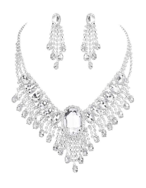 Load image into Gallery viewer, Glass Stone Ephemeral Wings Necklace by Madeline Love
