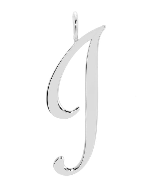 Load image into Gallery viewer, Silver Large Letter Pendants by eklexic jewelry
