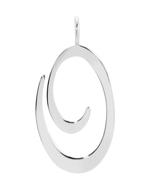 Load image into Gallery viewer, Silver Large Letter Pendants by eklexic jewelry
