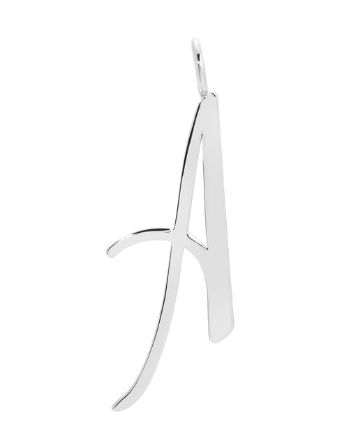 Load image into Gallery viewer, Silver Large Letter Pendants by eklexic jewelry
