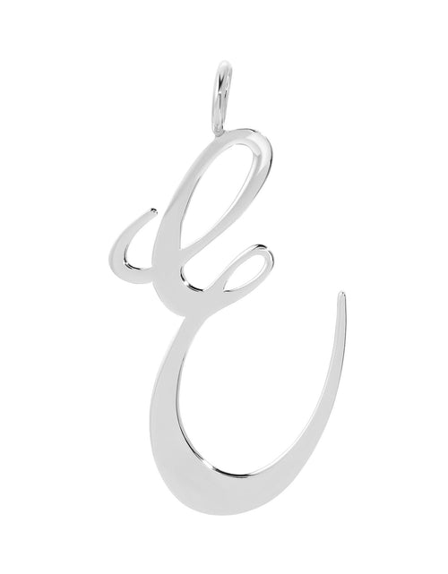 Load image into Gallery viewer, Silver Large Letter Pendants by eklexic jewelry

