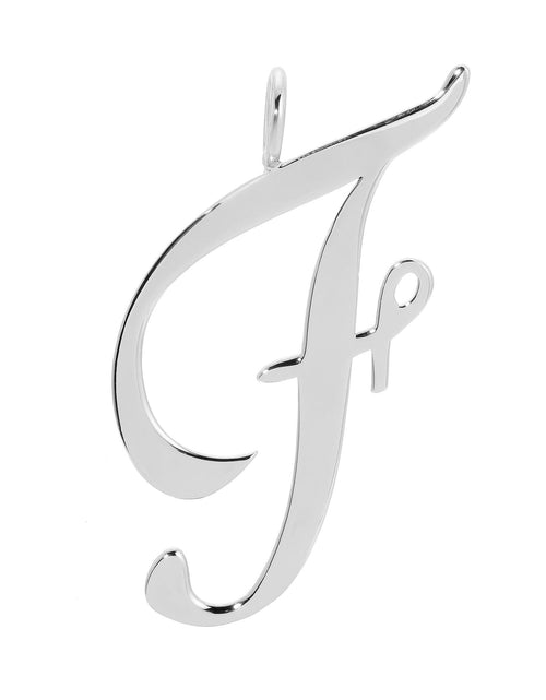 Load image into Gallery viewer, Silver Large Letter Pendants by eklexic jewelry
