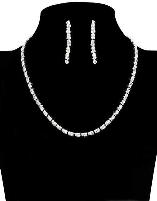 Load image into Gallery viewer, Rhinestone Cluster Jewelry Set by Madeline Love
