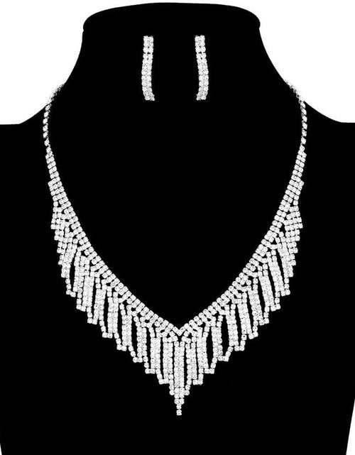 Load image into Gallery viewer, Rhinestone Pave Collar Necklace by Madeline Love
