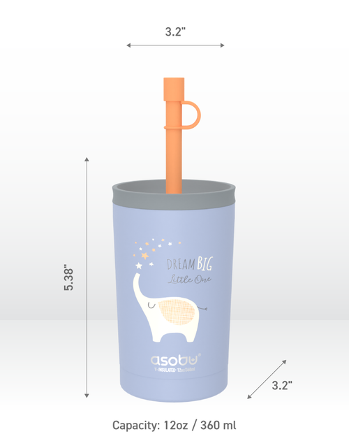 Load image into Gallery viewer, Blue Mini Sippy by ASOBU®
