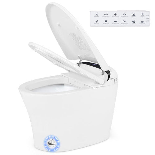 Load image into Gallery viewer, One-Piece Elongated Smart Toilet Bidet 1.28 GPF  Dual-flush
