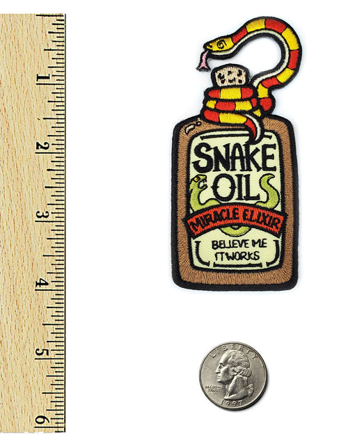 Load image into Gallery viewer, Snake Oil Patch by Kolorspun
