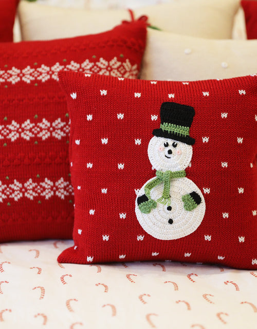 Load image into Gallery viewer, Snowman 10" Pillow by Melange Collection
