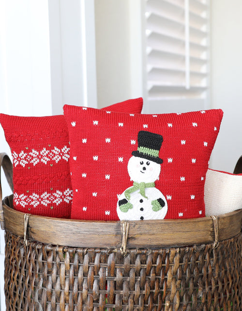 Load image into Gallery viewer, Snowman 10" Pillow by Melange Collection
