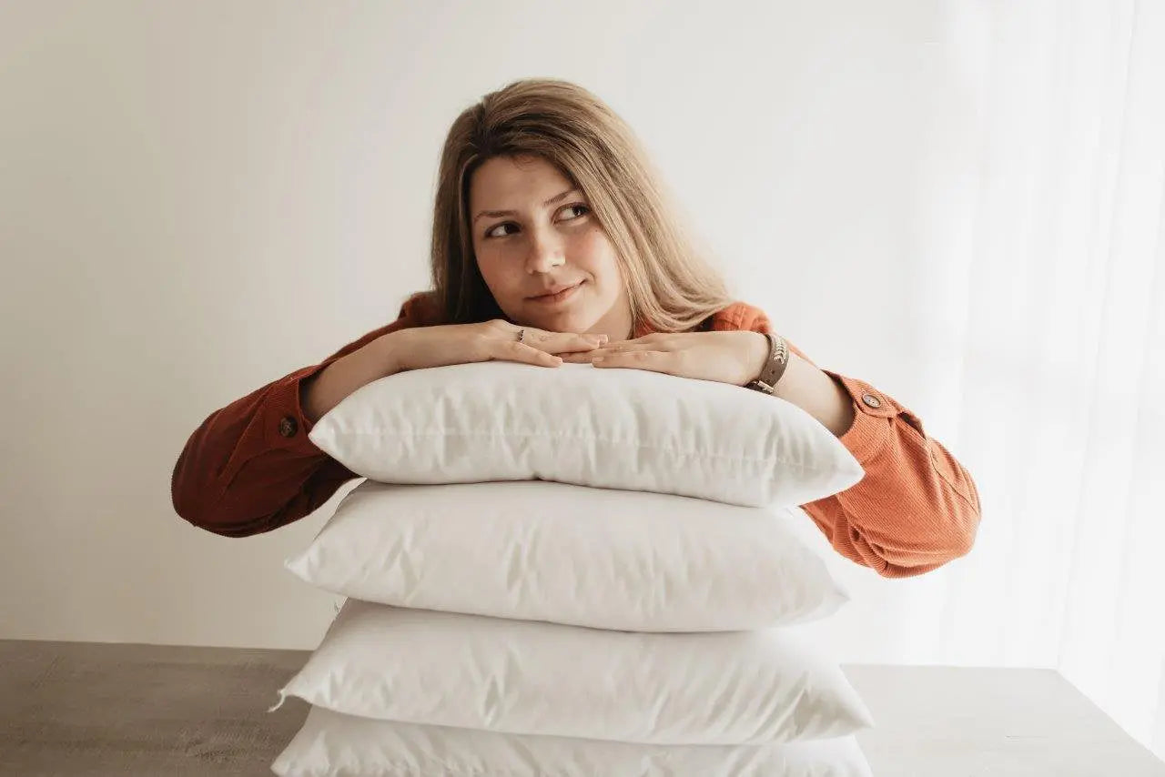 Soft Beige Cotton Pillow Cover | 5x5 6x6 8x8 10x10 12x12 14x14 16x16 18x18 20x20 22x22 24x24 Size by UniikPillows