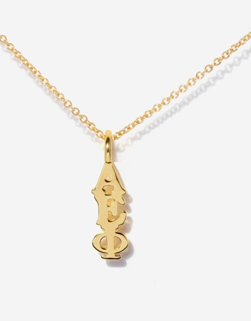 Load image into Gallery viewer, Sorority Charm Necklace by Little Sky Stone
