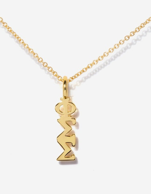 Load image into Gallery viewer, Sorority Charm Necklace by Little Sky Stone
